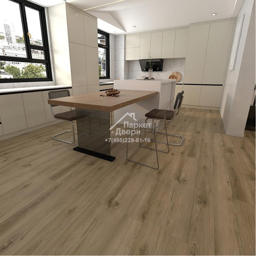 Виниловый пол SPC Icon Floor Black Дуб Кельвин / Oak Calvin BL-28 1220х151х4 мм-1