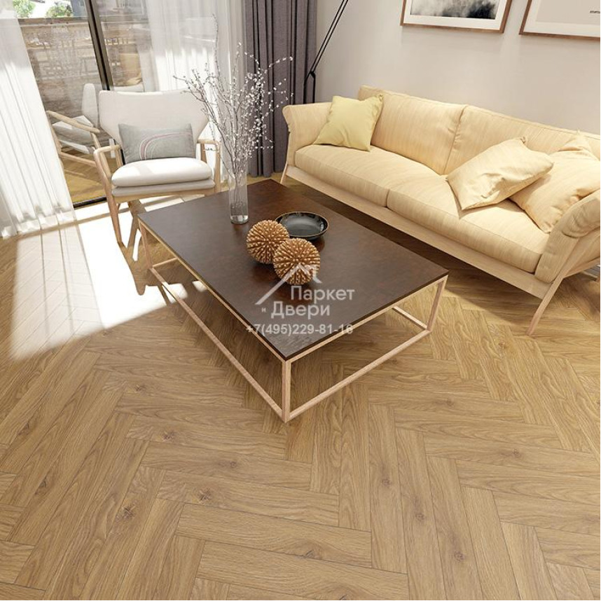 Ламинат Icon Floor Orange Дуб Амбер / Oak Amber ear OR-107 600х100х8мм-1