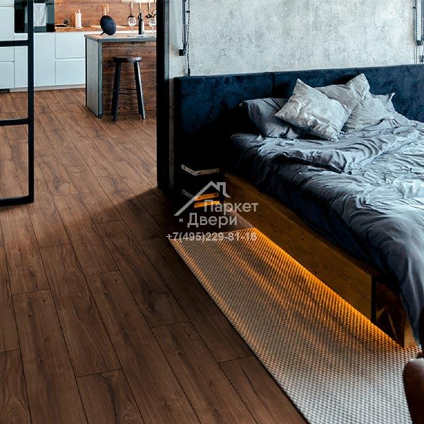 Ламинат Rooms Loft Орех Сансибар R1020A 1380x191x10-3