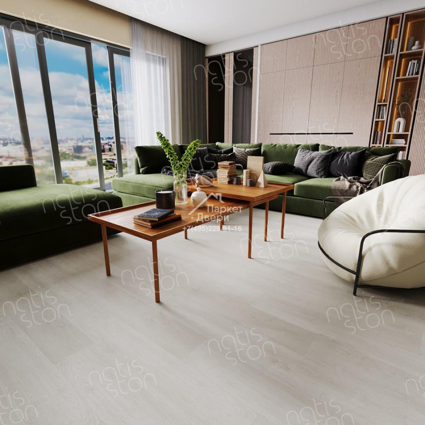 Виниловый пол SPC NatisSton Essential Sira 5002-07 1220х183х4-2