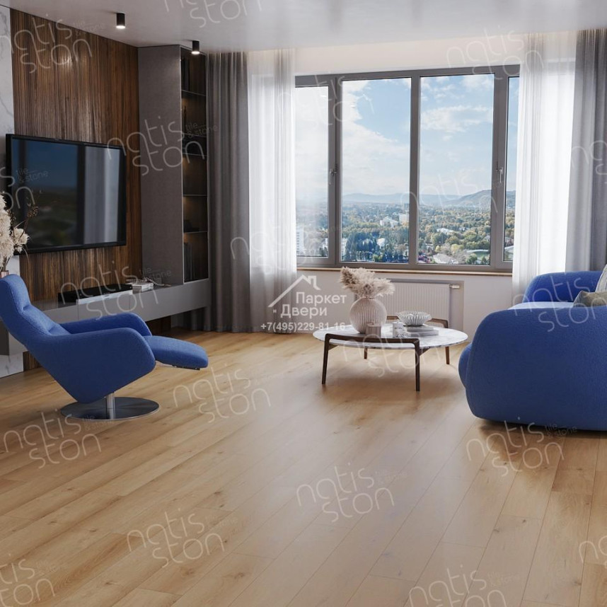 Виниловый пол SPC NatisSton Leger Begna 5001-10 1220x183x3.5-3