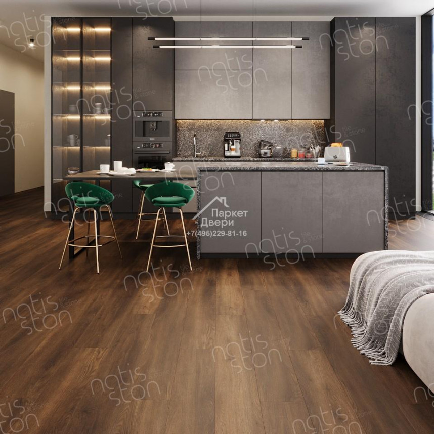 Виниловый пол SPC NatisSton Leger Tokke 5001-09 1220x183x3.5-2