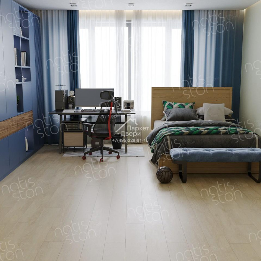 Виниловый пол SPC NatisSton Leger Skred 5001-04 1220x183x3.5-3