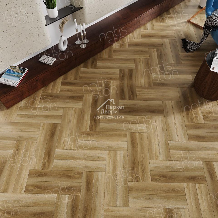 Виниловый пол SPC NatisSton Rubis Ulriken 5003-04 600x125x3.5-3