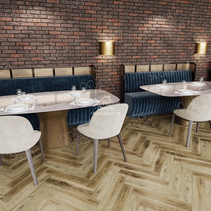 Виниловый пол SPC NatisSton Rubis Kerag 5003-02 600x125x3.5-2