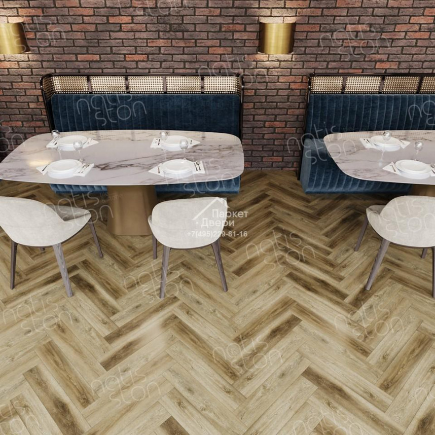 Виниловый пол SPC NatisSton Rubis Kerag 5003-02 600x125x3.5-3