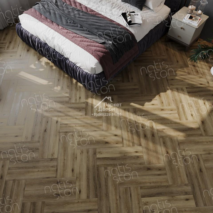 Виниловый пол SPC NatisSton Rubis Kvitegga 5003-01 600x125x3.5-4