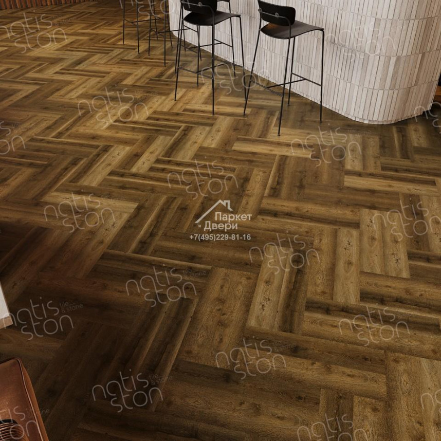 Виниловый пол SPC NatisSton Rubis Snonuten 5003-06 600x125x3.5-3