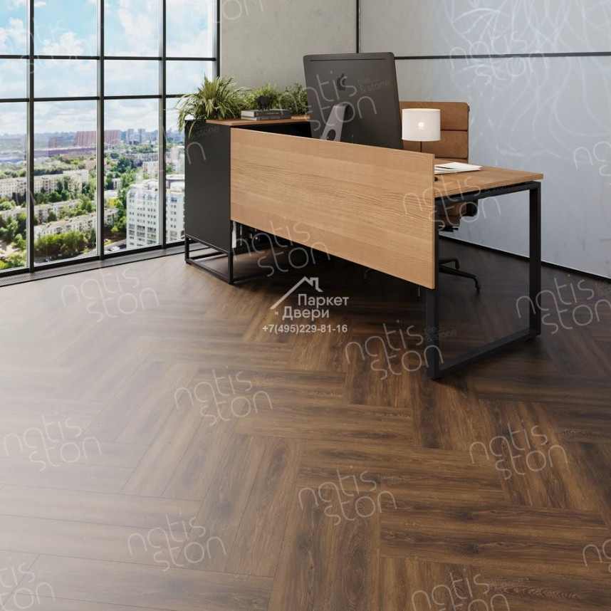 Виниловый пол SPC NatisSton Rubis Blokktind 5003-09 600x125x3.5-3