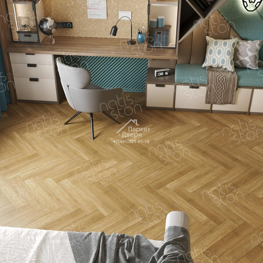 Виниловый пол SPC NatisSton Rubis Prekestolen 5003-03 600x125x3.5-3