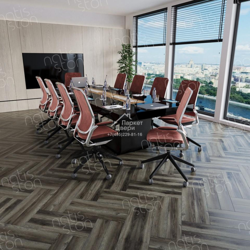 Виниловый пол SPC NatisSton Unique Messa 5004-01 600х125х4-2