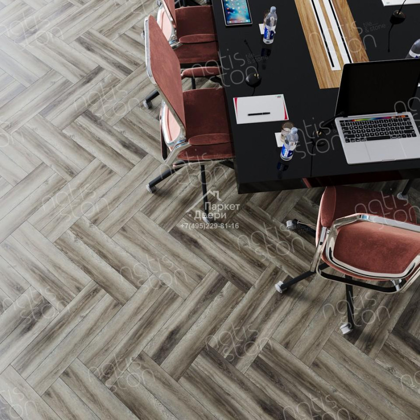 Виниловый пол SPC NatisSton Unique Messa 5004-01 600х125х4-3