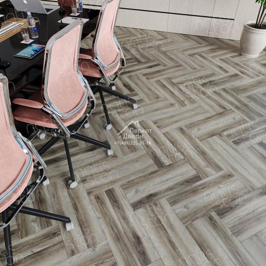 Виниловый пол SPC NatisSton Unique Messa 5004-01 600х125х4-4