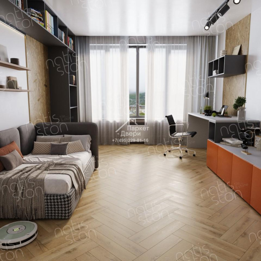 Виниловый пол SPC NatisSton Unique Totak 5004-04 600х125х4-2