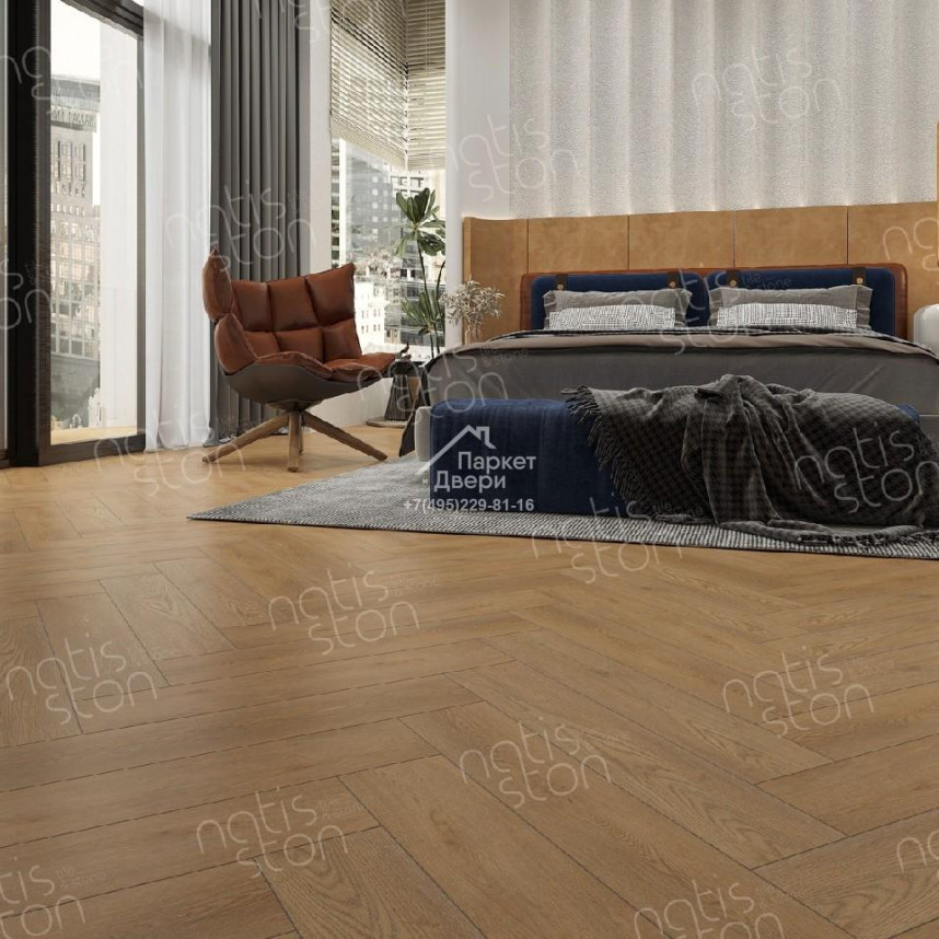 Виниловый пол SPC NatisSton Unique Gjende 5004-06 600х125х4-2