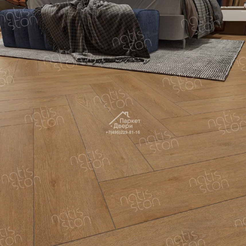 Виниловый пол SPC NatisSton Unique Gjende 5004-06 600х125х4-4