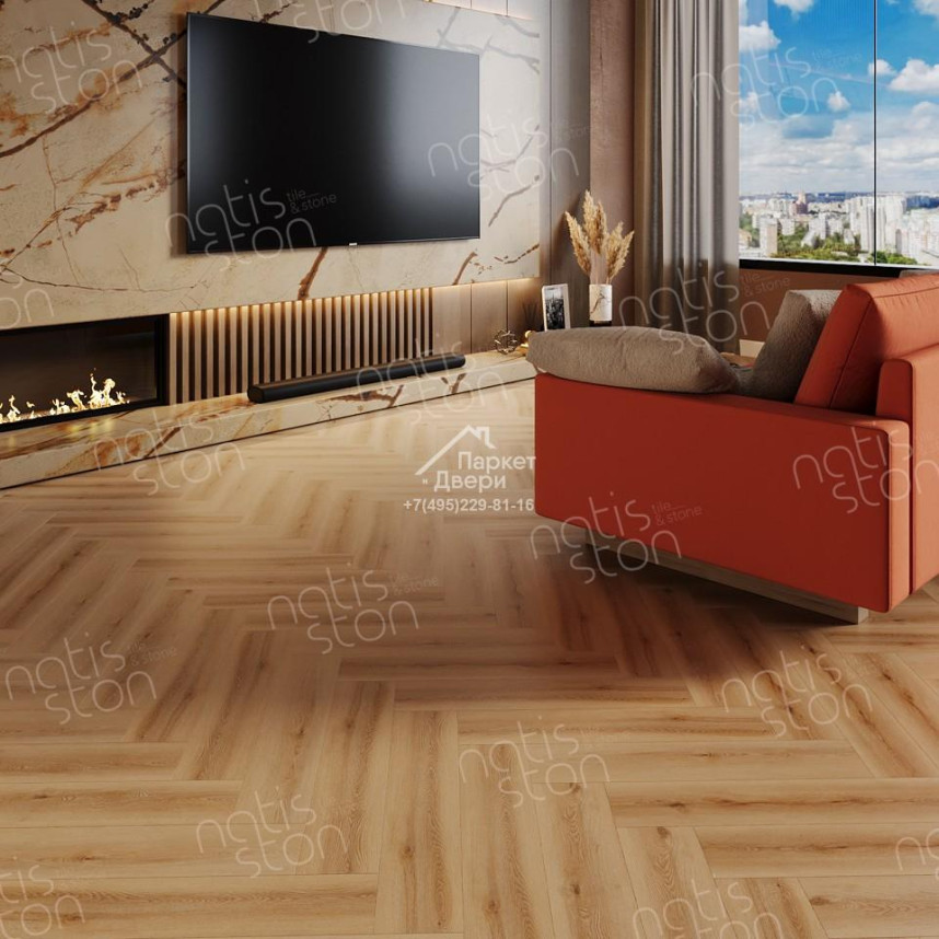 Виниловый пол SPC NatisSton Unique Sollys 5004-07 600х125х4-2