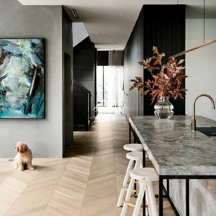 Инженерная доска HM Flooring Французская елка дуб White 785x125x14-1