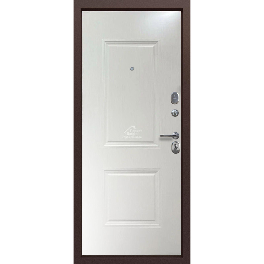 Дверь входная MXD ТАЙГА 9 СМ  БЕЛЫЙ КЛЁН-1