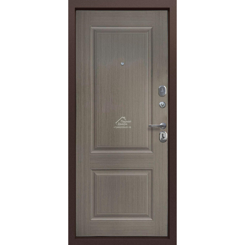 Дверь входная MXD ТАЙГА 9 СМ СЕРЫЙ КЛЁН-1