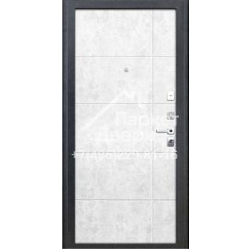 Дверь входная MXD Квадро ант.серебро / бетон снежный-1