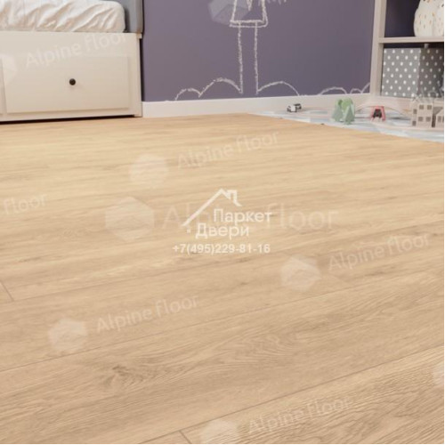Виниловый пол Alpine Floor Classic Light Дуб Ваниль Селект ECO 106-33 MC 1220×183×3,5