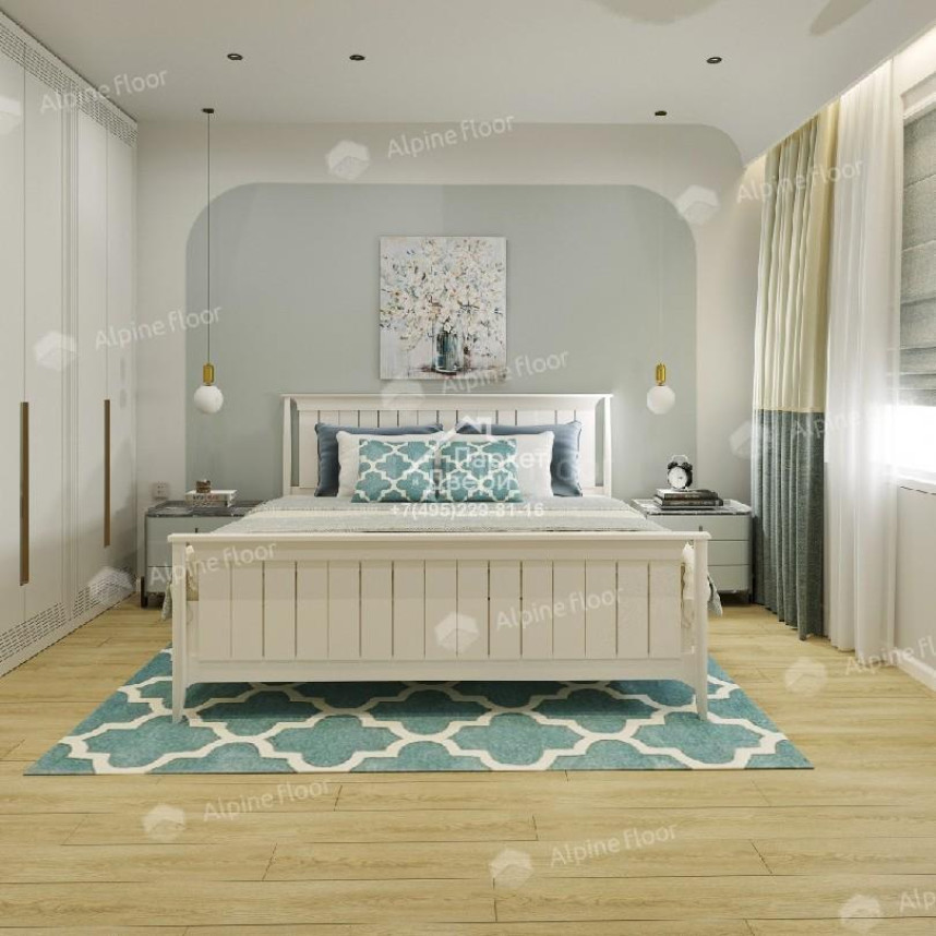 Виниловый пол Alpine Floor Classic Light Тисс ECO 135-66 MC 1220×183×3,5-1