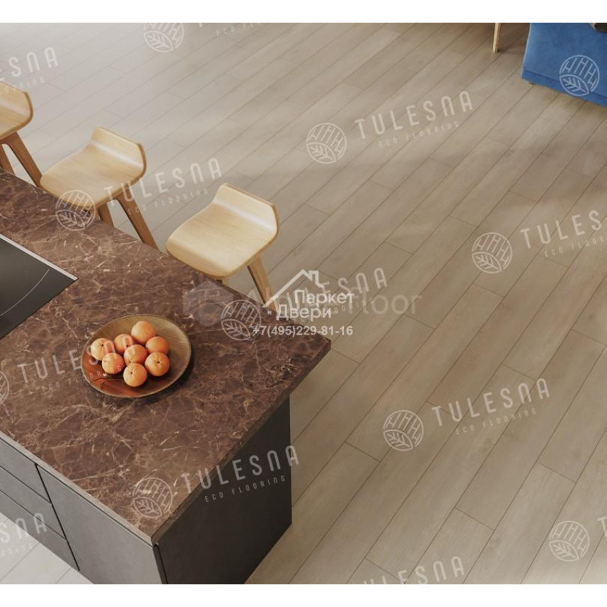 Виниловый пол Tulesna PREMIUM ABA Diretto 1004-101 1220х183х8мм-2