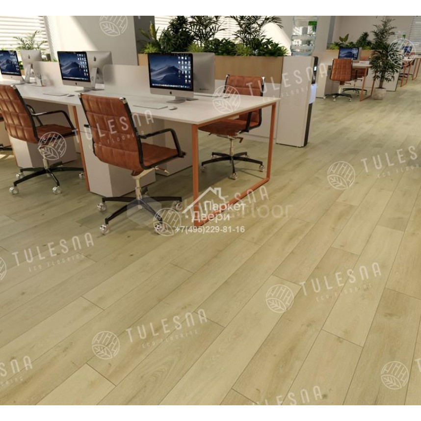 Виниловый пол Tulesna PREMIUM ABA Modesto 1004-301 1220х183х8мм