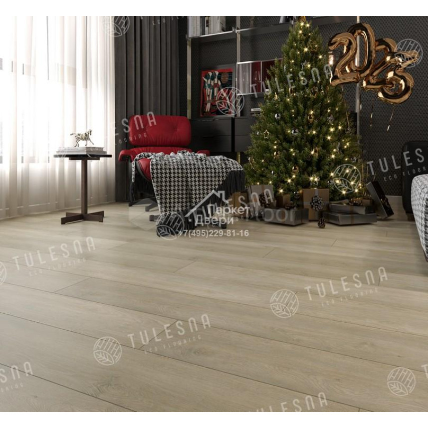 Виниловый пол Tulesna PREMIUM ABA Legno 1004-801 1220х183х8мм-1