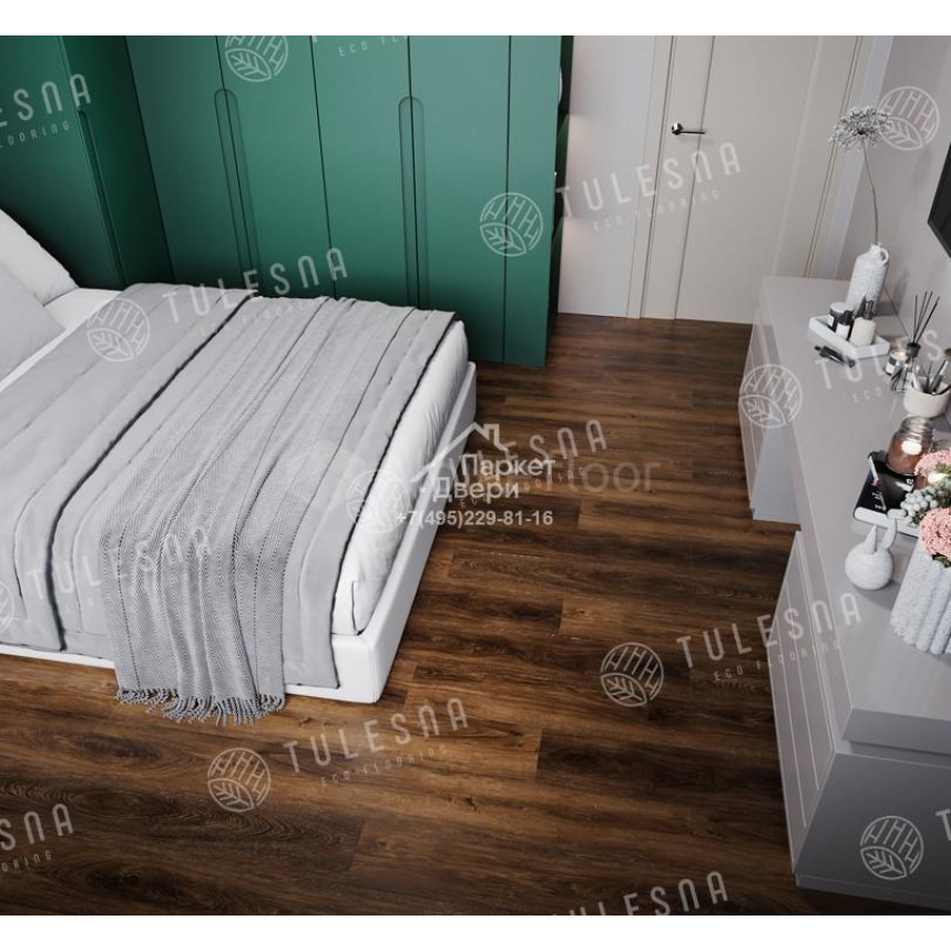 Виниловый пол Tulesna PREMIUM ABA Cielo 1004-1201 1220х183х8мм-1