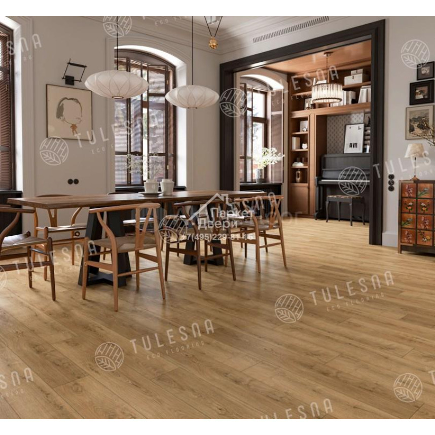 Виниловый пол Tulesna PREMIUM ABA Ande 1004-1701 1220х183х8мм-1