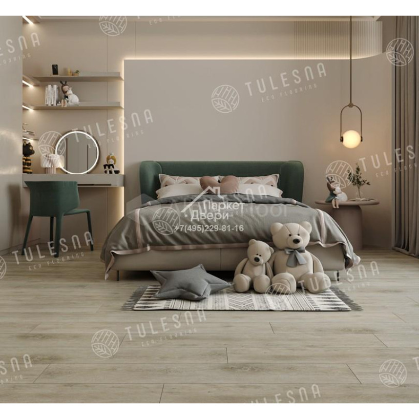 Виниловый пол Tulesna PREMIUM ABA Nuovo 1004-1901 1220х183х8мм-1