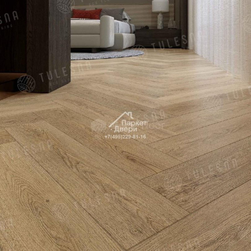 Виниловый пол Tulesna ART Parquet LVT Stella 1005-201 590х118х2,5мм