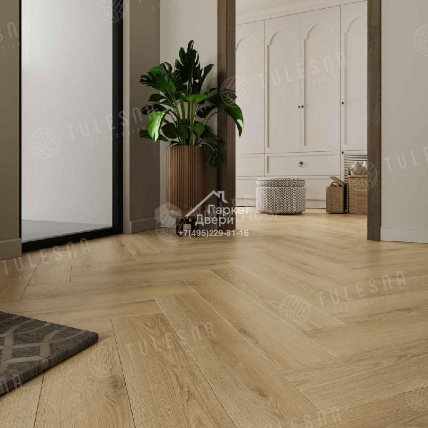 Виниловый пол Tulesna ART Parquet LVT Famoso 1005-301 590х118х2,5мм-1