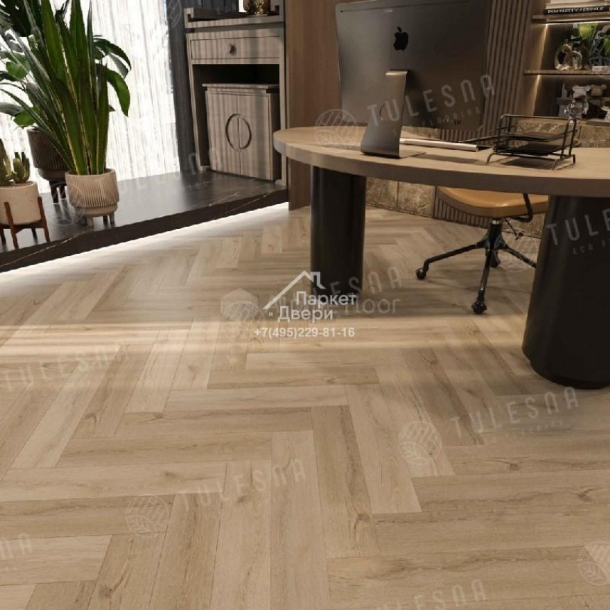 Виниловый пол Tulesna ART Parquet LVT Caldo 1005-501 590х118х2,5мм