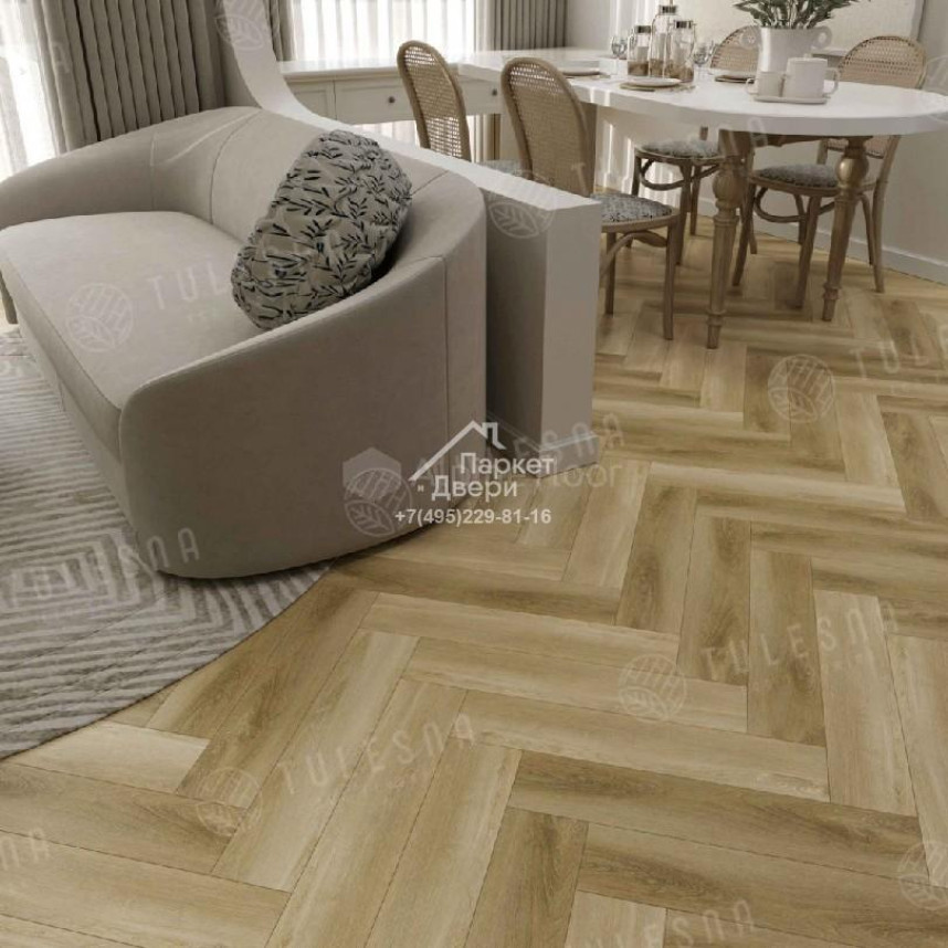 Виниловый пол Tulesna ART Parquet LVT Grazioso 1005-601 590х118х2,5мм-1