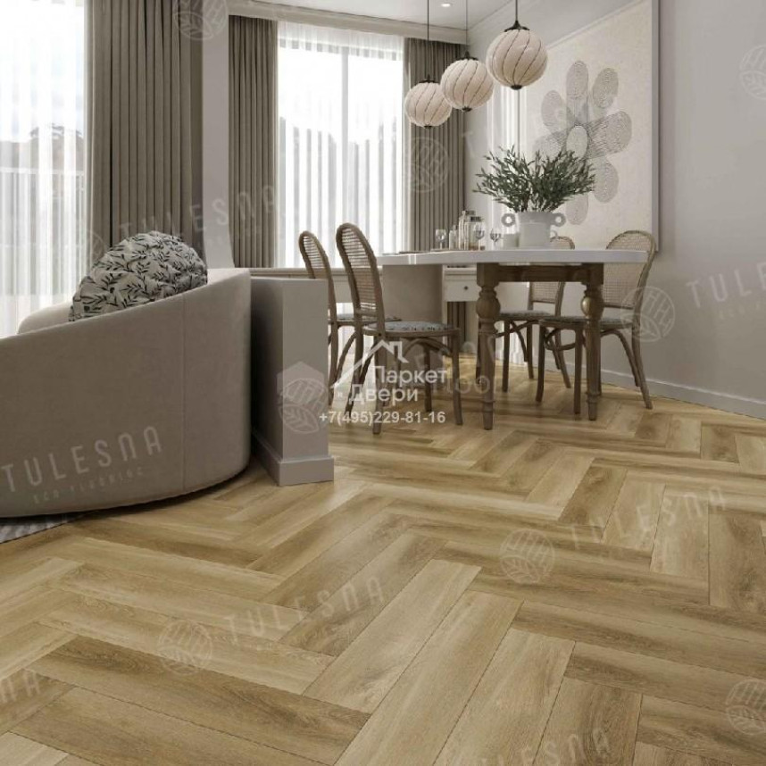 Виниловый пол Tulesna ART Parquet LVT Grazioso 1005-601 590х118х2,5мм