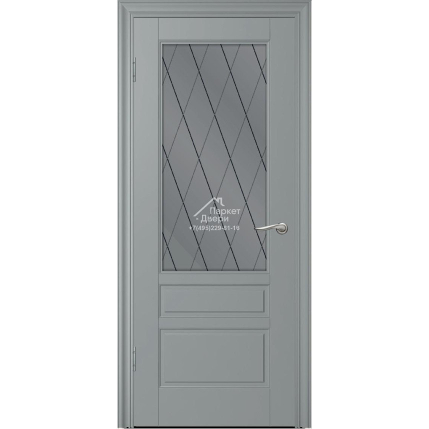 Дверь межкомнатная WanMark Скай-3  ПО белая эмаль, серая эмаль, ваниль -2