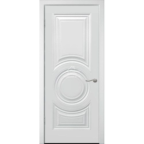 Дверь межкомнатная WanMark Симпл-4  ПГ белая эмаль