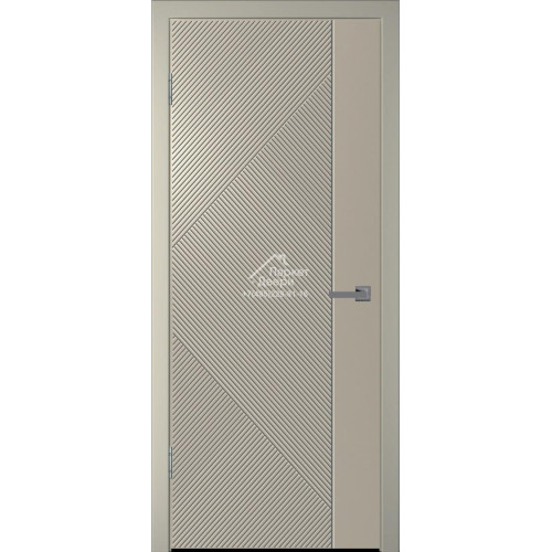 Дверь межкомнатная WanMark Синди-13  ПГ светло-серая эмаль