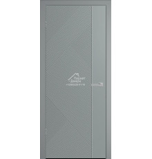 Дверь межкомнатная WanMark Синди-13  ПГ серая эмаль