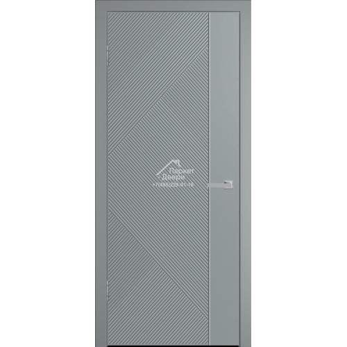 Дверь межкомнатная WanMark Синди-13  ПГ серая эмаль