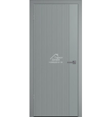 Дверь межкомнатная WanMark Синди-5  ПГ серая эмаль