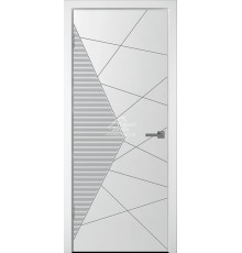 Дверь межкомнатная WanMark Синди-2  ПГ белая эмаль