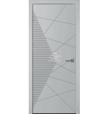 Дверь межкомнатная WanMark Синди-2  ПГ РАЛ7047 эмаль