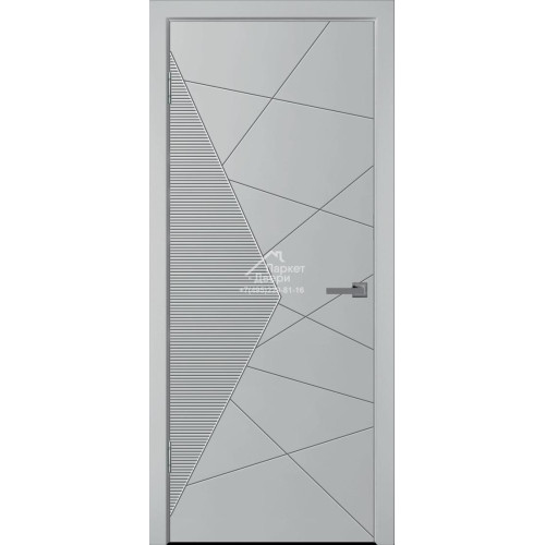 Дверь межкомнатная WanMark Синди-2  ПГ РАЛ7047 эмаль