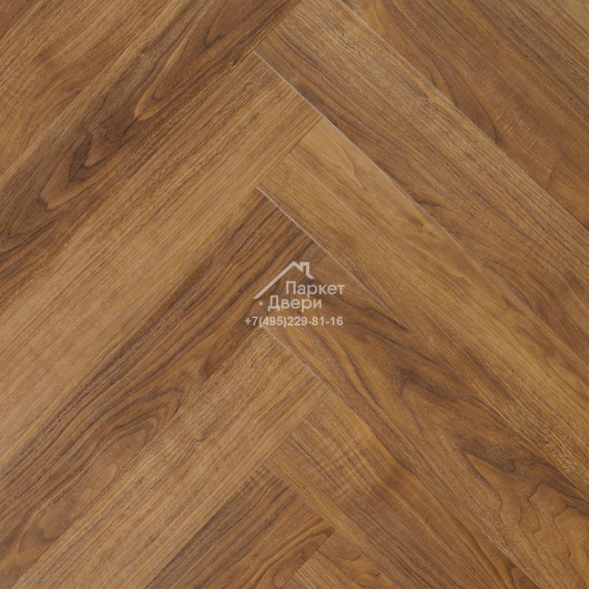 Виниловый пол My Step Aqua LVT Herringbone Орех Тела MSAG02 590х118х2,5мм-1