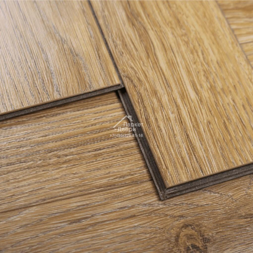 Ламинат Icon Floor Orange Prime Дуб Амбер / Oak Amber ORP-207 600х100х12мм-4