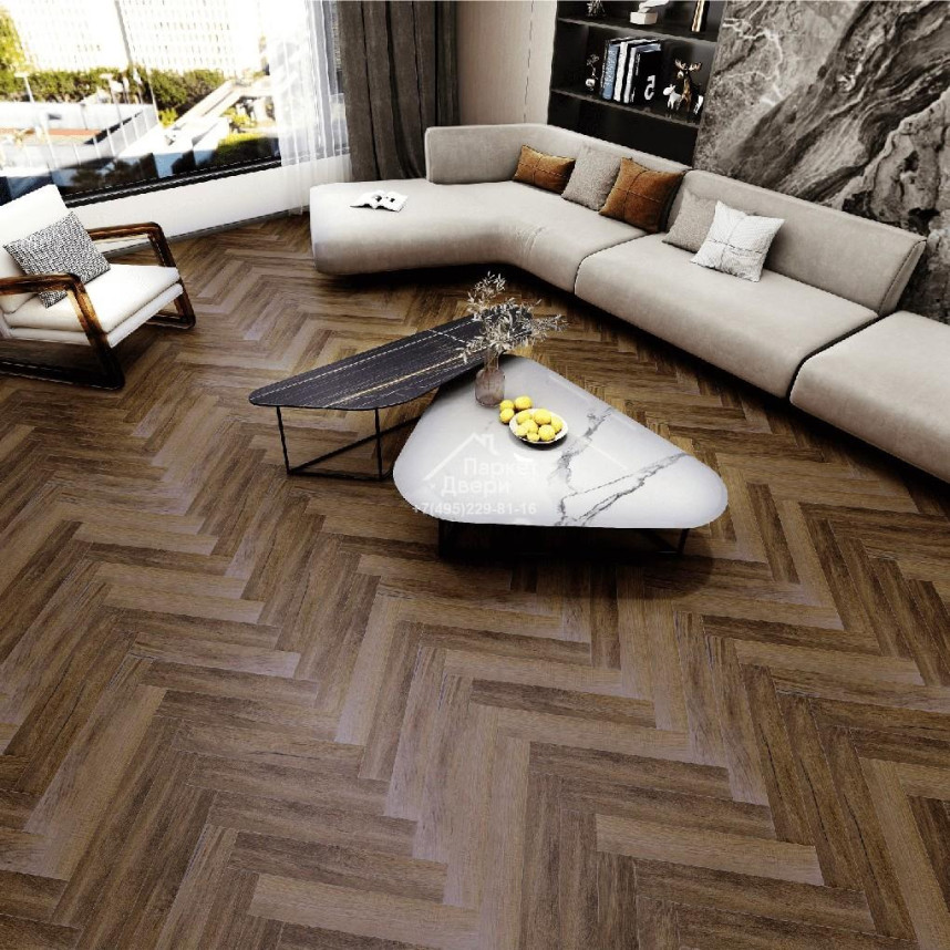 Ламинат Icon Floor Orange Prime Дуб Мокко / Oak Mocco ORP-208 600х100х12мм-2